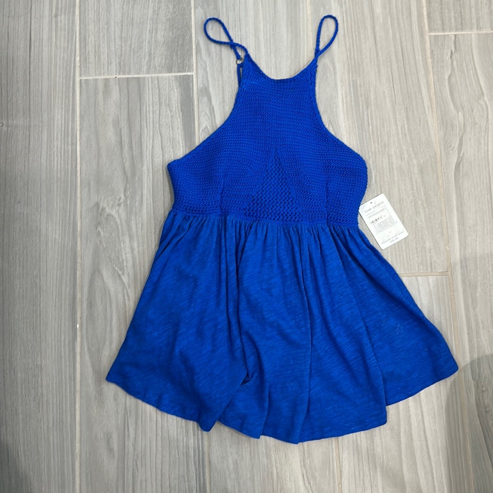 Free People Royal Blue Tank